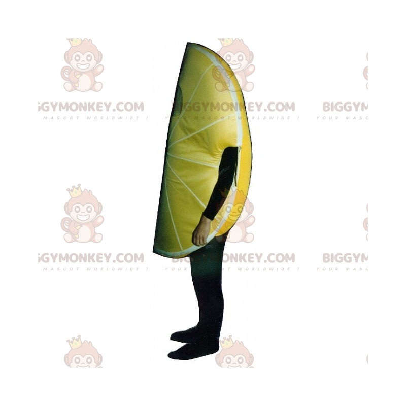 Kostým maskota BIGGYMONKEY™ Lemon Wedge - Ovocný maskot - BIGGYMONKEY_016697 - BiggyMonkey.com