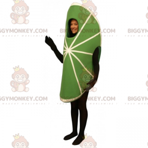 Lime wedge BIGGYMONKEY™ mascot costume - Biggymonkey.com