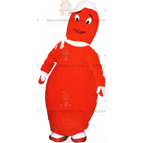 Oranssi Skittle BIGGYMONKEY™ maskottiasu - Biggymonkey.com
