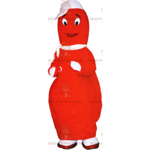 Costume de mascotte BIGGYMONKEY™ de quille orange -