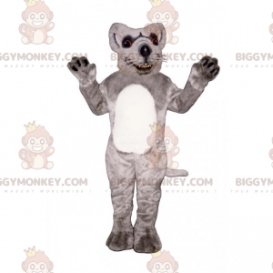 Στολή μασκότ BIGGYMONKEY™ White Bellied Rat - Μασκότ ποντικιού - BIGGYMONKEY_016708 - BiggyMonkey.com