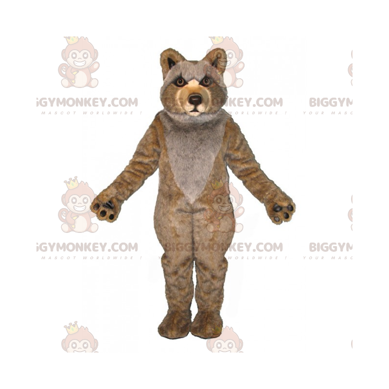 Beige och grå vargunge BIGGYMONKEY™ maskotdräkt - Oklassificerade maskot - BIGGYMONKEY_016719 - BiggyMonkey.com