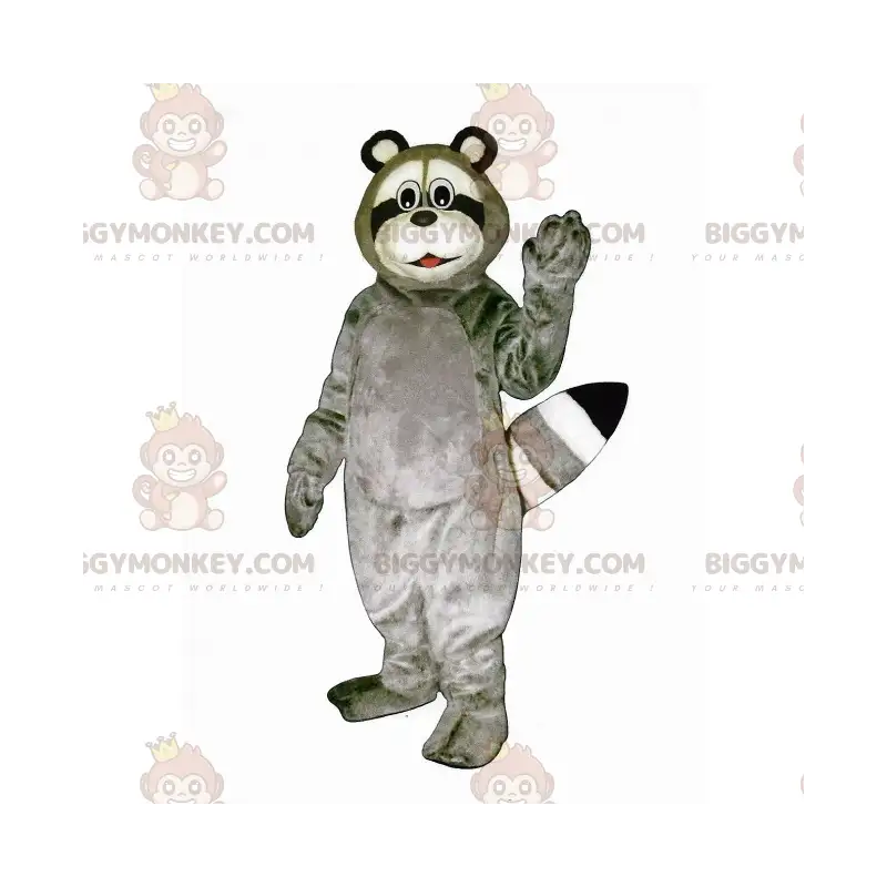 BIGGYMONKEY™ Round Head Gray Raccoon Mascot Costume - BIGGYMONKEY™ Round Head Gray Raccoon Mascot Costume -