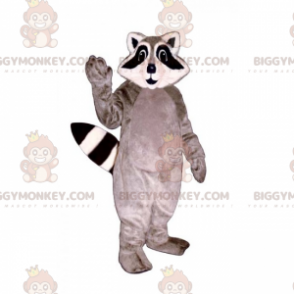 Gray and White Raccoon BIGGYMONKEY™ Mascot Costume - Forest animals - BIGGYMONKEY_016722 - BiggyMonkey.com