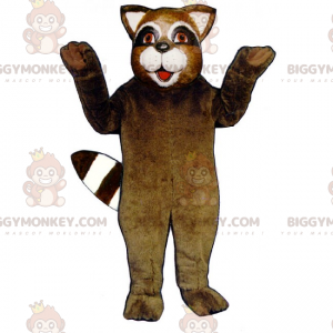 Στολή μασκότ Smiling Raccoon BIGGYMONKEY™ - Ζώα του δάσους - BIGGYMONKEY_016726 - BiggyMonkey.com