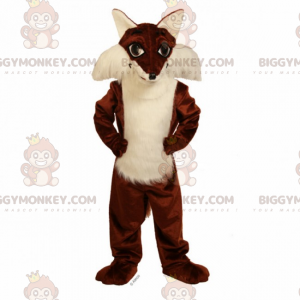 Disfraz de mascota de zorro peludo suave BIGGYMONKEY™ -