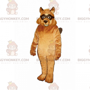 Kostým maskota Fox BIGGYMONKEY™ s černýma očima –