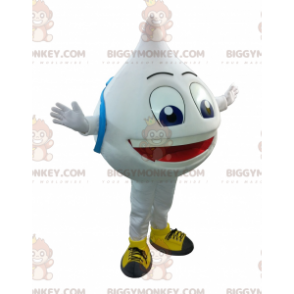 Big Giant White Blob BIGGYMONKEY™ Maskottchen-Kostüm -