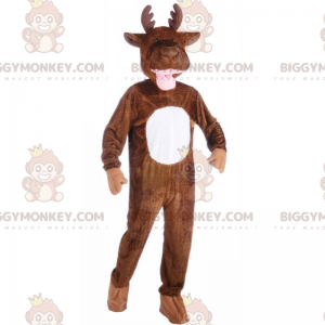 Brown Reindeer BIGGYMONKEY™ Mascot Costume - Biggymonkey.com