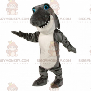 Στολή μασκότ BIGGYMONKEY™ Blue Eyed Shark - Μασκότ ψαριών - BIGGYMONKEY_016784 - BiggyMonkey.com
