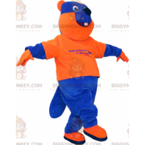 Red Morning Alarm Clock BIGGYMONKEY™ Mascot Costume –
