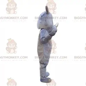 Graues Nashorn BIGGYMONKEY™ Maskottchenkostüm - Biggymonkey.com