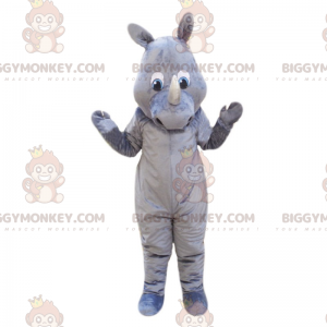 Grijze neushoorn BIGGYMONKEY™ mascottekostuum - Biggymonkey.com