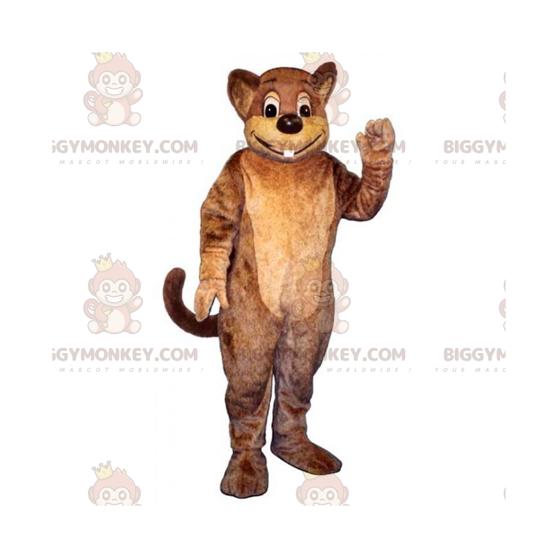 Big Smiling Rodent BIGGYMONKEY™ Mascot Costume - Biggymonkey.com