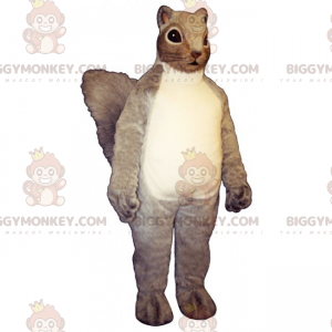 BIGGYMONKEY™ Costume da mascotte scoiattolo a pelo lungo -