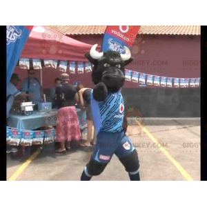 Traje de mascote Buffalo Black Bull BIGGYMONKEY™ em roupas