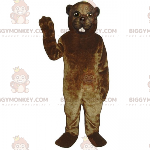 BIGGYMONKEY™ Big White Teeth Rodent Mascot Costume -