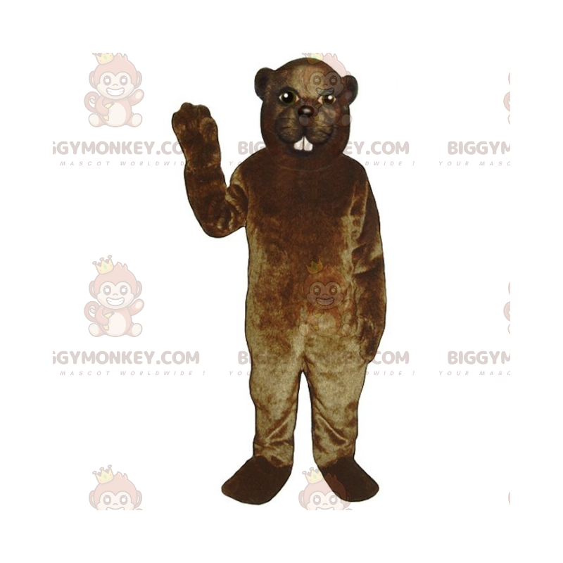 BIGGYMONKEY™ maskotdräkt för stora vita tänder för gnagare - BIGGYMONKEY™ maskotdräkt för stora vita tänder för gnagare -