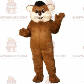 Στολή μασκότ με χοντρά μάγουλα τρωκτικών BIGGYMONKEY™ -