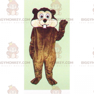 BIGGYMONKEY™ Costume da mascotte da roditore con denti grandi e