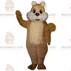 Fantasia de mascote de esquilo de bochecha branca BIGGYMONKEY™