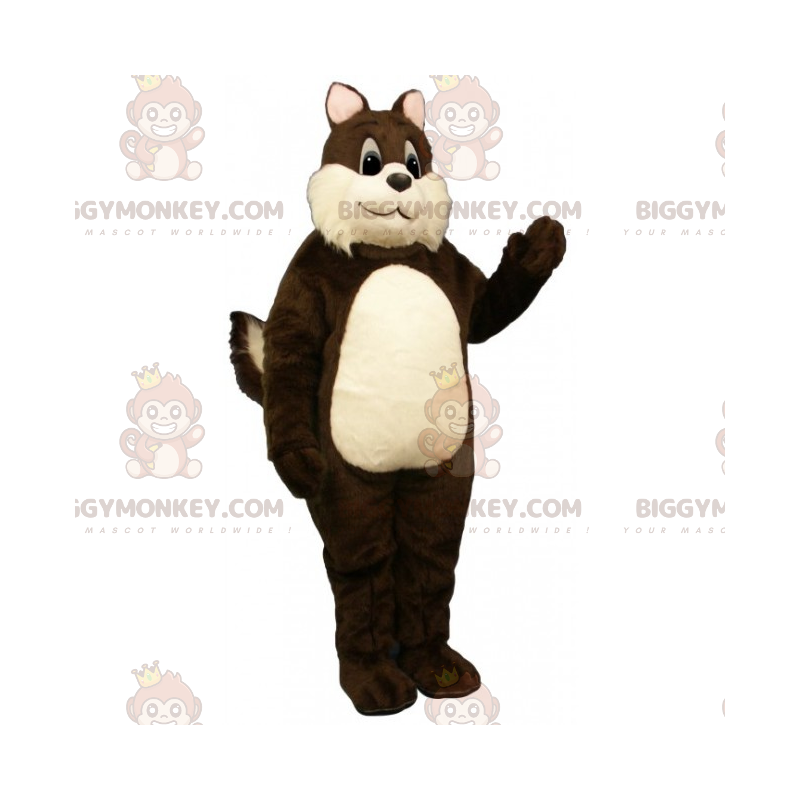 Costume de mascotte BIGGYMONKEY™ de rongeur aux joues douces - Costume de mascotte BIGGYMONKEY™ de rongeur aux joues douces -