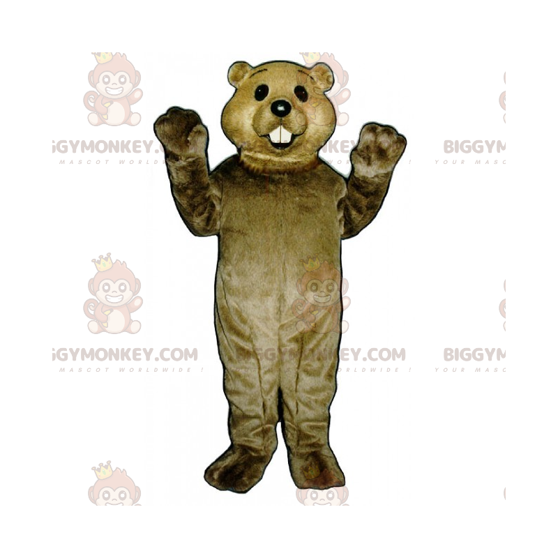 BIGGYMONKEY™ Costume da mascotte roditore con lunghi denti BIGGYMONKEY™ Costume da mascotte roditore con lunghi denti