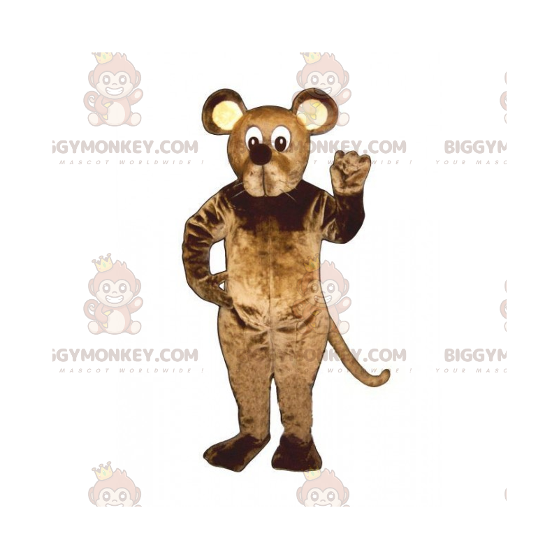Disfraz de mascota BIGGYMONKEY™ de roedor de orejas redondas - Disfraz de mascota BIGGYMONKEY™ de roedor de orejas redondas -