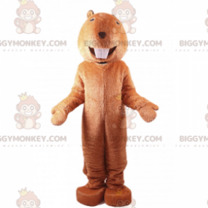 Große Zähne Nagetier BIGGYMONKEY™ Maskottchen Kostüm -