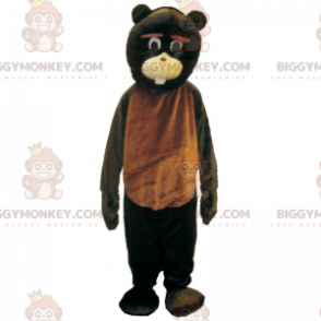 Στολή μασκότ τρωκτικών BIGGYMONKEY™ με μπεζ μύτη -