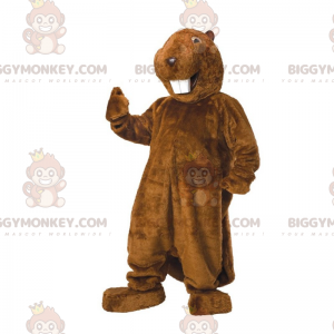 BIGGYMONKEY™ Rodent Mascot Costume with Small Ears -