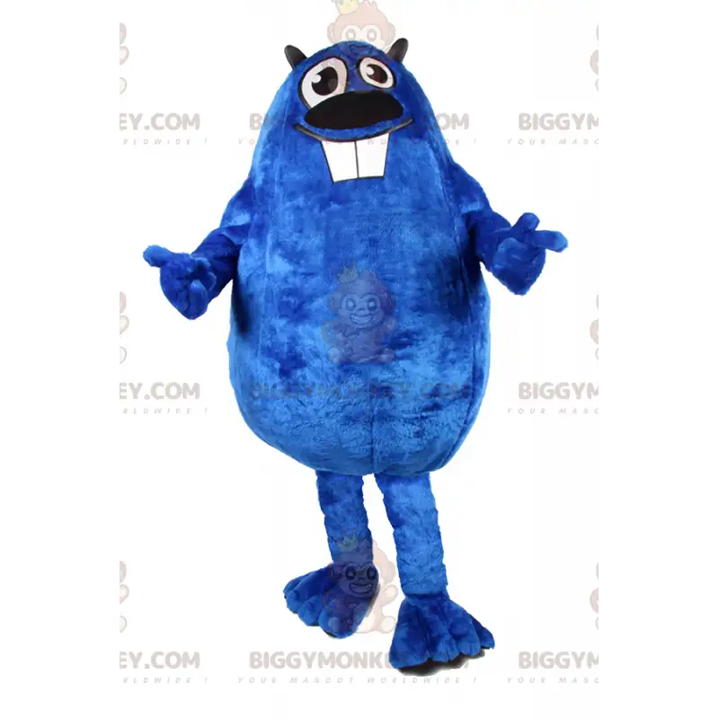 Costume de mascotte BIGGYMONKEY™ de rongeur bleu - Costume de mascotte BIGGYMONKEY™ de rongeur bleu -