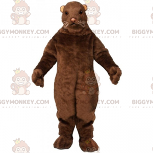 Brown Rodent Mascot Costume BIGGYMONKEY™ with Small Ears –