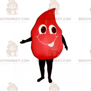 Blood BIGGYMONKEY™ Mascot Costume with Smile - Biggymonkey.com