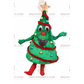 Pyntet juletræ BIGGYMONKEY™ maskotkostume - Jul og Thanksgiving maskoter - BIGGYMONKEY_016857 - BiggyMonkey.com