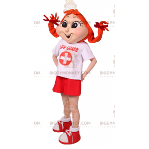 Redningsarbejder BIGGYMONKEY™ maskotkostume med dyner -