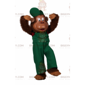 Mono con overol BIGGYMONKEY™ Disfraz de mascota -