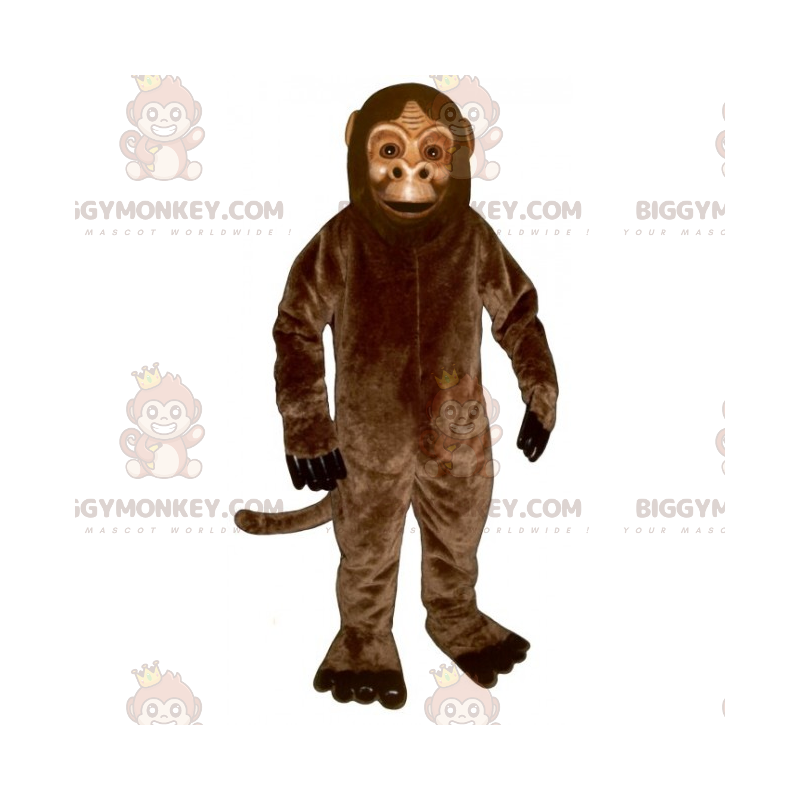 Costume da mascotte BIGGYMONKEY™ da scimmia marrone classico - Costume da mascotte BIGGYMONKEY™ da scimmia marrone classico -