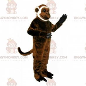 Brown and White Monkey BIGGYMONKEY™ Mascot Costume -