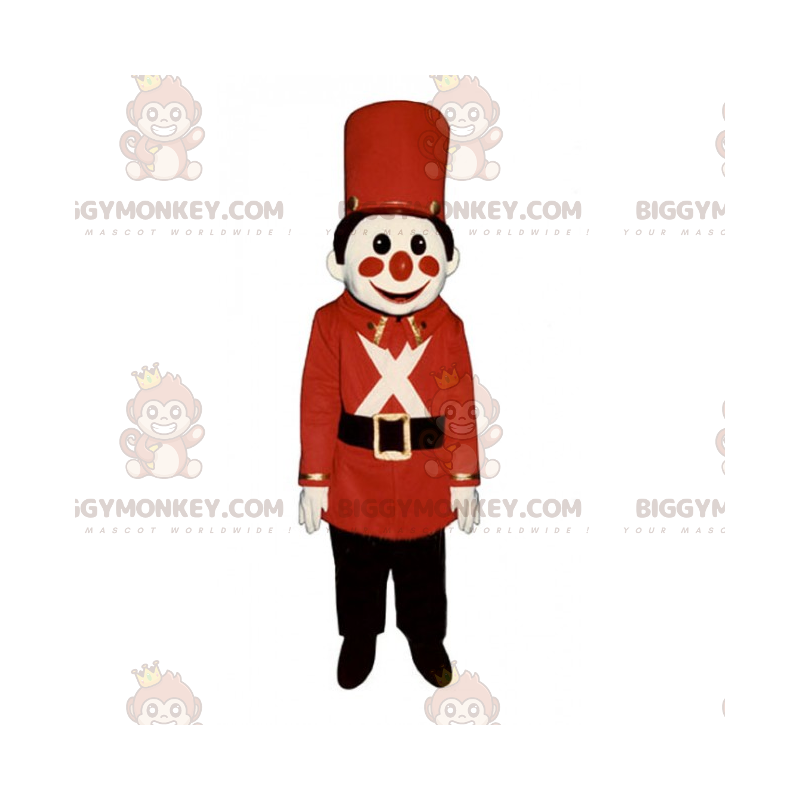 Punainen Pähkinänsärkijä Soldier BIGGYMONKEY™ maskottiasu - Punainen Pähkinänsärkijä Soldier BIGGYMONKEY™ maskottiasu -
