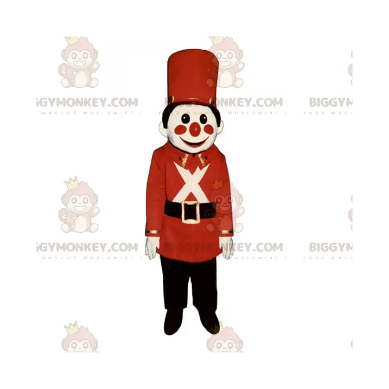 Rød nøddeknækker soldat BIGGYMONKEY™ maskot kostume - Rød nøddeknækker soldat BIGGYMONKEY™ maskot kostume -