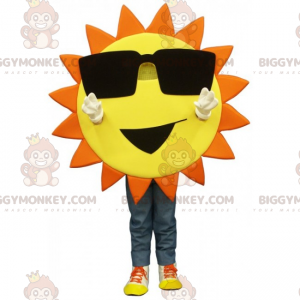 Costume de mascotte BIGGYMONKEY™ de soleil avec grandes