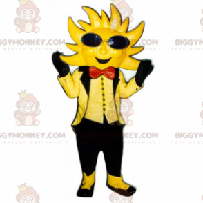 Sun BIGGYMONKEY™ Maskottchenkostüm mit schwarzer Brille und