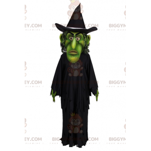 Green Face Witch BIGGYMONKEY™ maskotkostyme - Uklassifiserte maskoter - BIGGYMONKEY_016889 - BiggyMonkey.com