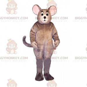 Mouse with Long Mustache BIGGYMONKEY™ Mascot Costume -
