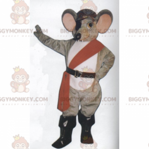 Mouse BIGGYMONKEY™ Mascot Costume In Pirate Outfit -