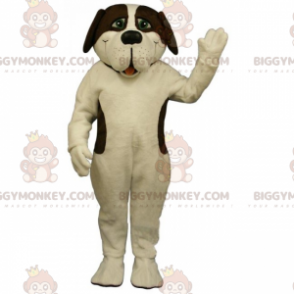 BIGGYMONKEY™ maskotkostyme av St. Bernard hvite og brune flekker - Hundemasker - BIGGYMONKEY_016913 - BiggyMonkey.com