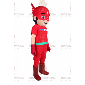 Costume de mascotte BIGGYMONKEY™ de super héros - Flash -