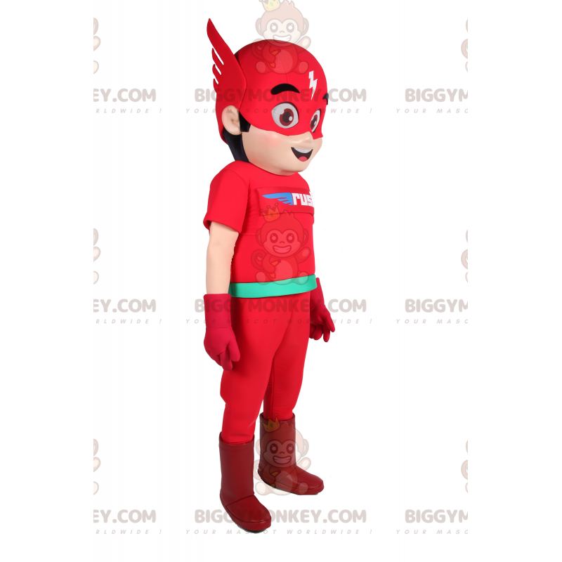 Στολή μασκότ Superhero BIGGYMONKEY™ - Flash - Μασκότ υπερήρωα - BIGGYMONKEY_016922 - BiggyMonkey.com
