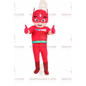 Στολή μασκότ Υπερήρωας BIGGYMONKEY™ - Flash